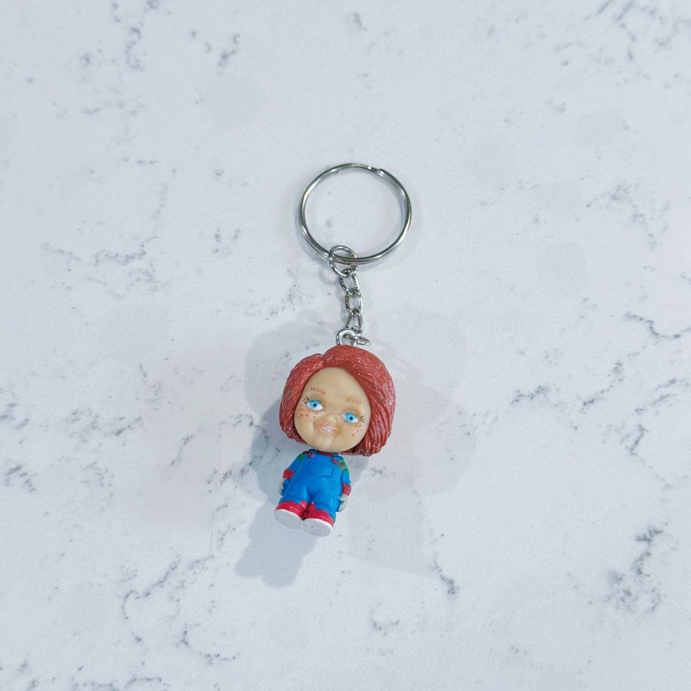 Horror Chucky Bobblehead Keychain 🖤